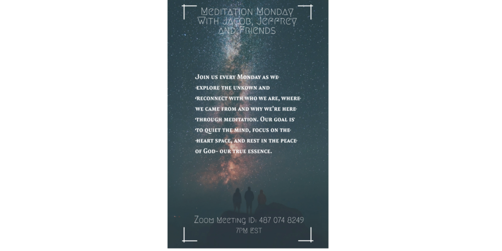 Jeffrey Thogmartin Coaching Meditation Monday Flyer